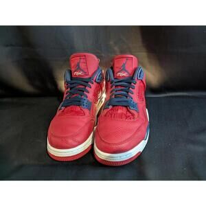 Jordan 4 Retro SE "FIBA" Red Blue Size 13 Used VGC CI1184-617 minor Sole Flaw